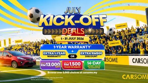 CARSOME July Kick-Off Deals are here: Save more before 31 July