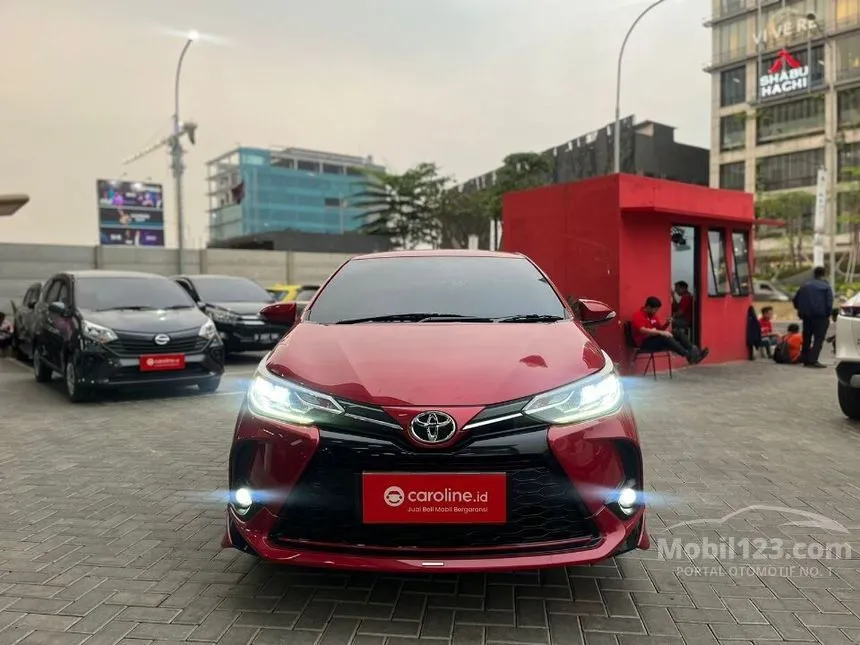 Jual Mobil Toyota Yaris 2021 S GR Sport 1.5 di Banten Automatic Hatchback Merah Rp 237.000.000