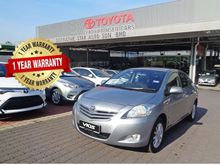 2011 Toyota Vios 1.5E AT - FULL LOAN + FULLY SERVICED IN TOYOTA + FREE 1 YEAR WARRANTY + FREE 1 YEAR SERVICE BY AUTHORIZED TOYOTA DEALER