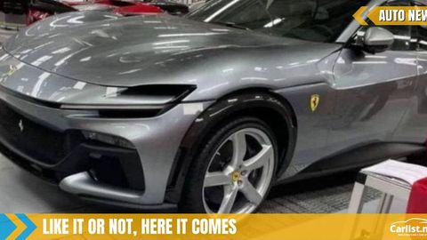 Leaked: Here’s The Ferrari Purosangue SUV In The Flesh
