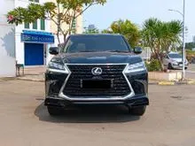 2017 Lexus LX 570 5.7 SUV Facelift New Model Black On Beige / Pajak Agustus / KM 54rb / Ganjil / LX570