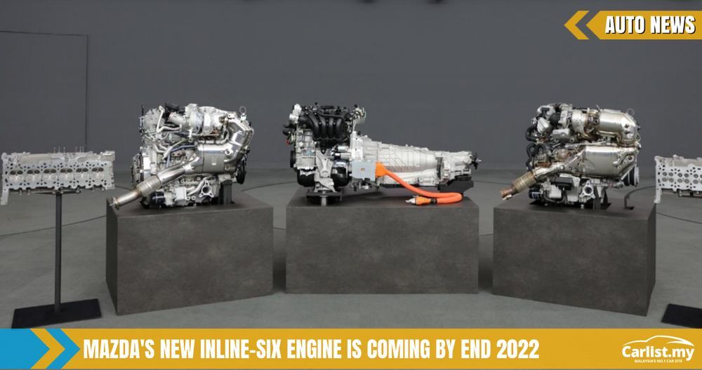 Mazda Gives Us First Glimpse Of New Inline-Six and Four-Cylinder Hybrid Engine – Coming In 2022