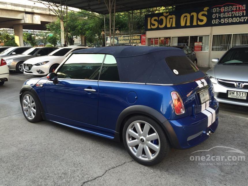 Mini Cooper 2008 R52 Convertible S Sidewalk 1.6 เกียร์อัตโนมัติ สีน้ำ ...