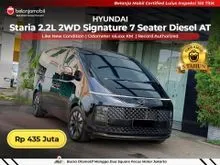 2021 Hyundai Staria 2.2 Signature 7 MPV 2WD 2021/2022 [ GARANSI 5TH ]