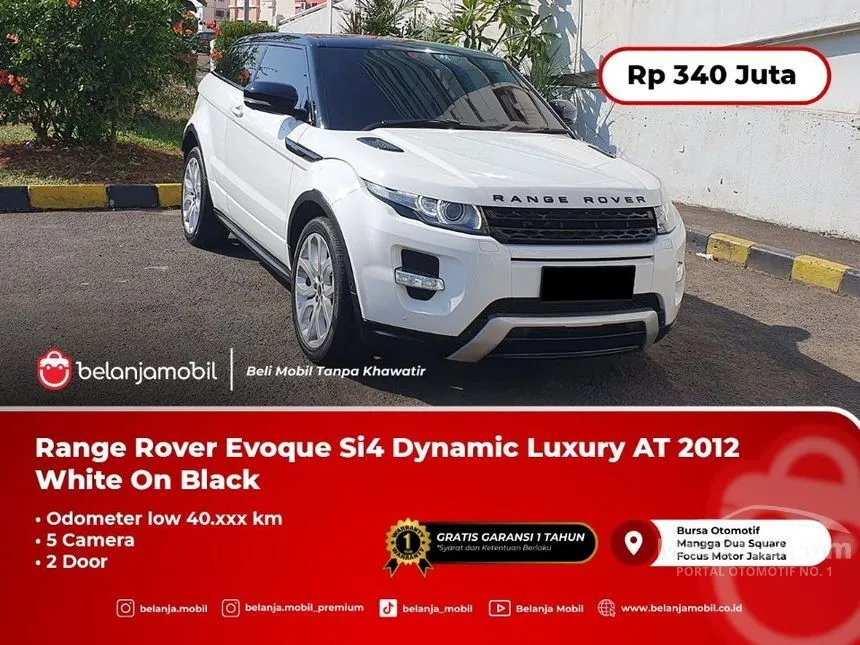 Jual Mobil Land Rover Range Rover Evoque 2012 Dynamic Luxury Si4 2.0 di DKI Jakarta Automatic SUV Silver Rp 340.000.000