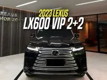 2023 Lexus LX 600 3.4 VIP SUV Black Hitam 4 Seater 2+2 LX600 4Seater