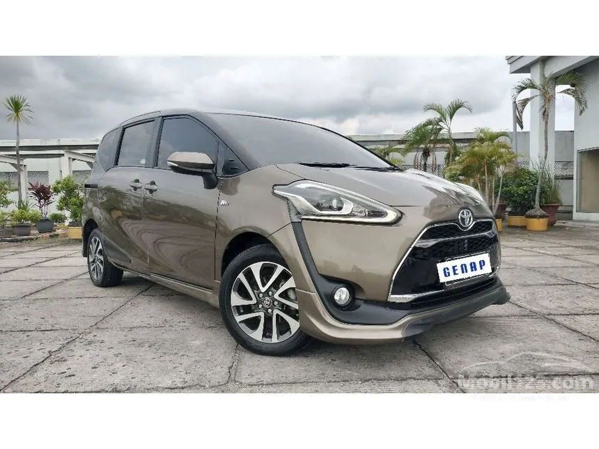 Jual Mobil Toyota Sienta 2017 Q 1.5 di DKI Jakarta Automatic MPV Coklat Rp 175.000.000