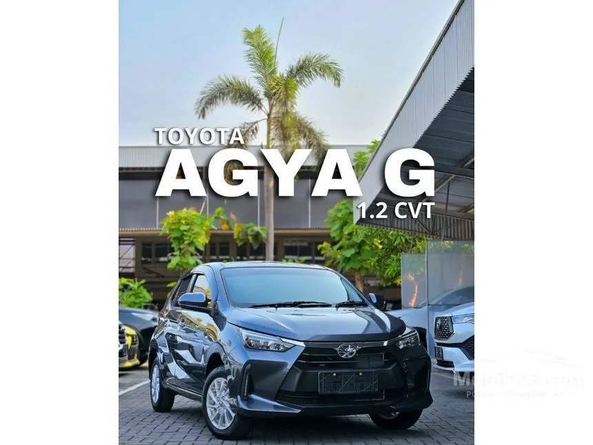 Jual Mobil Toyota Agya 2023 G 1.2 di DKI Jakarta Automatic Hatchback Abu