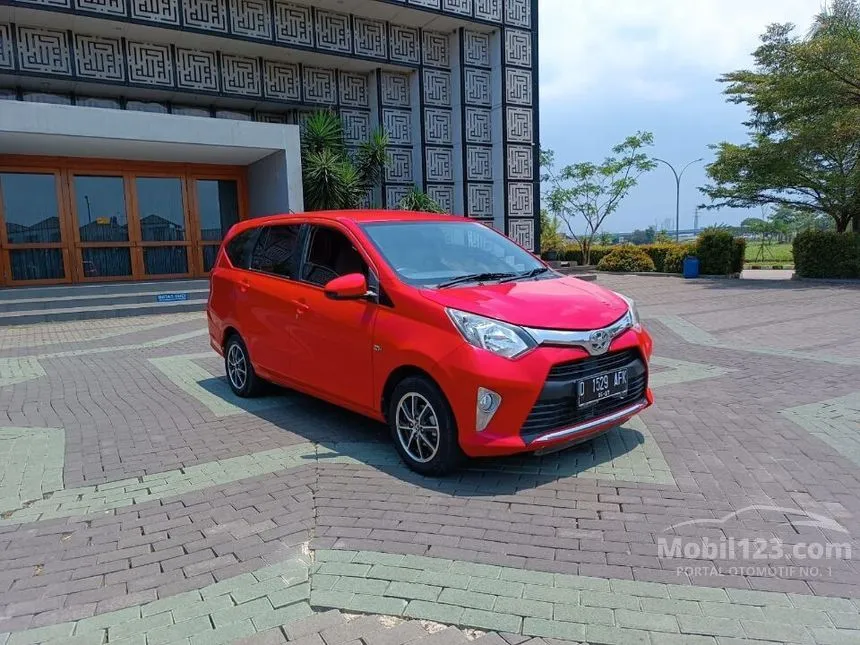 Jual Mobil Toyota Calya 2017 G 1.2 di Jawa Barat Automatic MPV Merah Rp 110.000.000