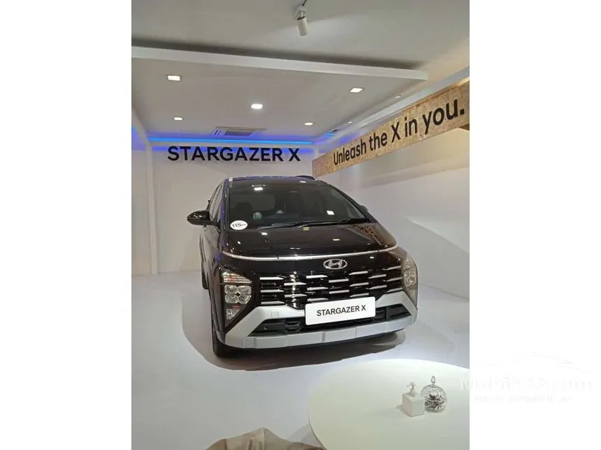 Jual Mobil Hyundai Stargazer X 2024 Prime 1.5 di Banten Automatic Wagon Hitam Rp 320.900.000