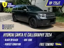2024 Hyundai Santa Fe 2.5 Calligraphy SUV Black Hitam Caligraphy Santafe