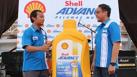 Shell Advance 4T AX5 Scooter Diluncurkan