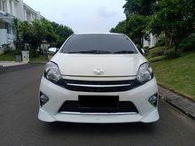 2014 Toyota Agya 1.0 G TRD Sportiva MT putih,Tdp 34jt, KM 31rb, Ganjil, Manual