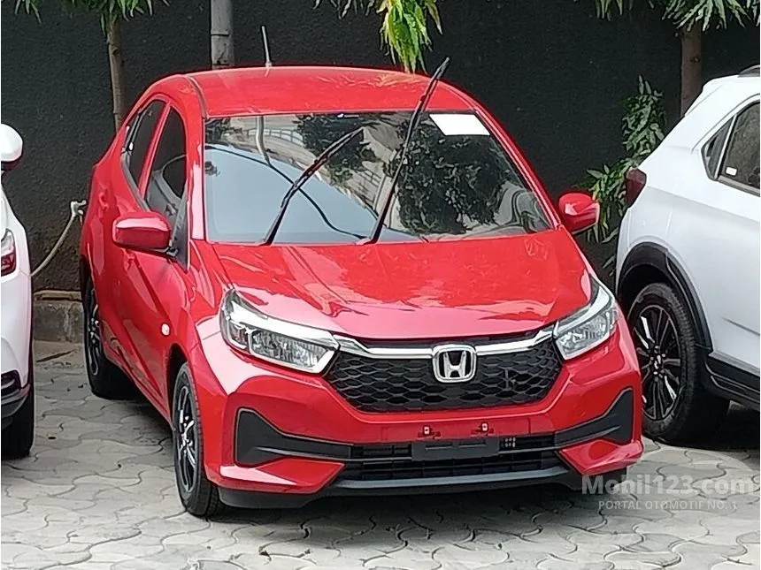Jual Mobil Honda Brio 2023 E Satya 1.2 di Jawa Barat Automatic Hatchback Merah Rp 155.000.000