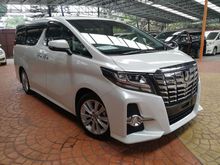 2016 Toyota Alphard 2.5 SA 7 Seater SUNROOF DEMO JAPAN CAR