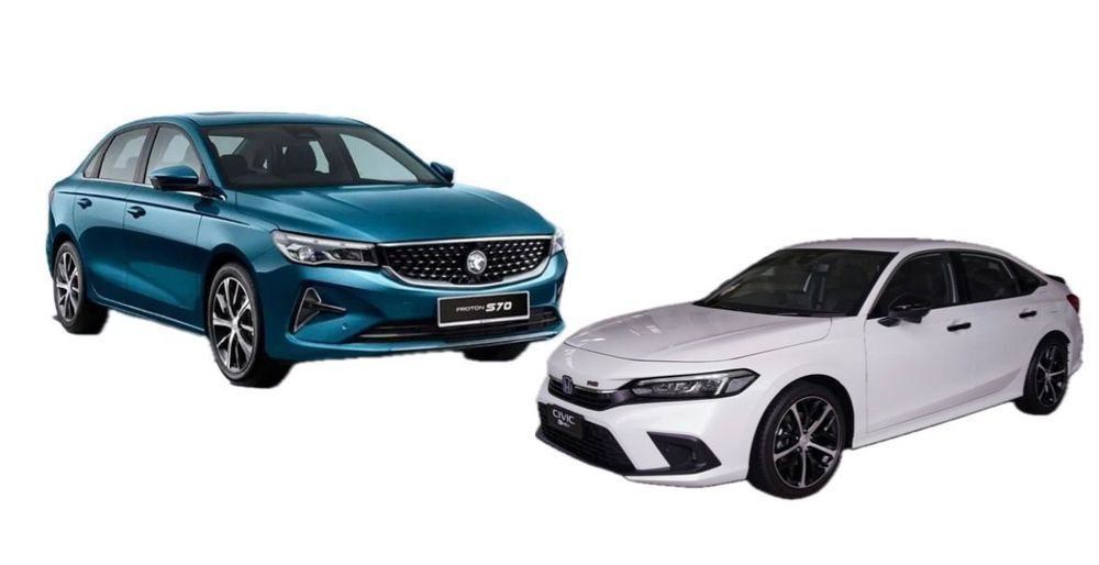 Duel di Jalan Raya: Proton S70 vs. Honda Civic