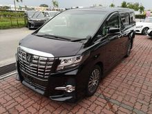 2015 TOYOTA ALPHARD 2.5 SC SUN&MOONROOF 2CAMERAS