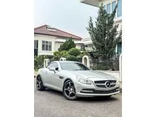 2012 Mercedes-Benz SLK200 1.8 BlueEFFICIENCY Convertible Silver On Black Odo 28 Rb (TERMURAH)