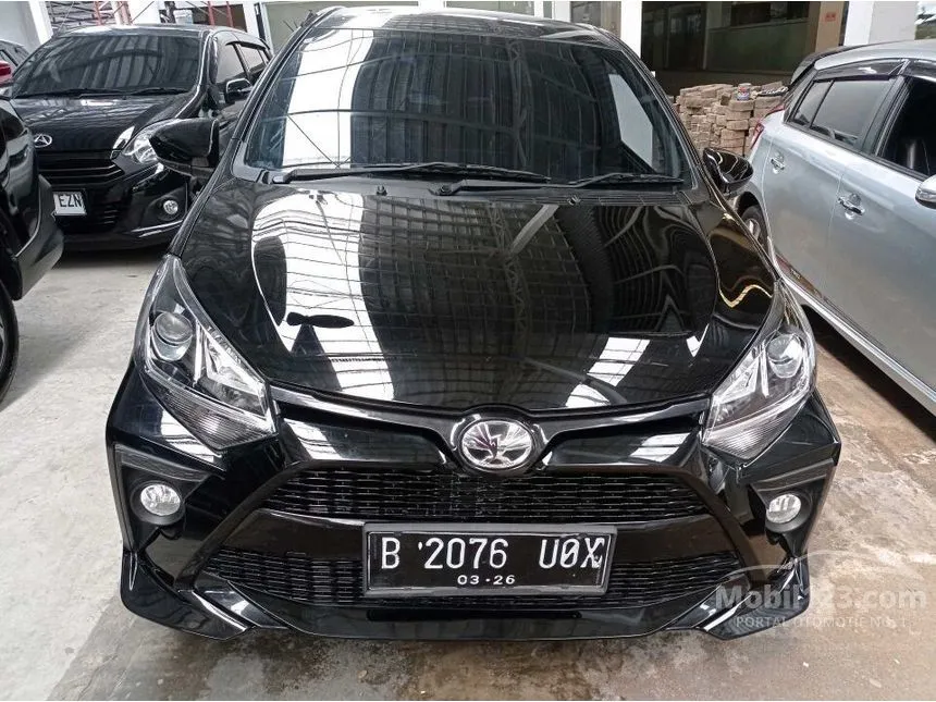 Jual Mobil Toyota Agya 2021 G 1.0 di Jawa Barat Manual Hatchback Hitam Rp 109.000.000