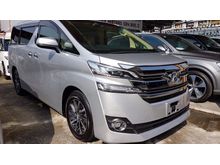 2015 Toyota Vellfire 2.5L V SPEC 2015 UNREGISTER