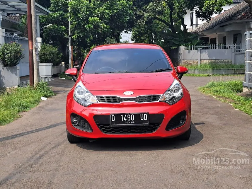 Jual Mobil KIA Rio 2012 1.4 di Jawa Barat Automatic Hatchback Merah Rp 117.000.000