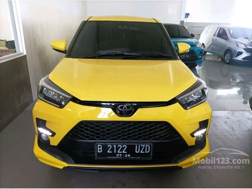 Jual Mobil Toyota Raize 2021 GR Sport TSS 1.0 di Banten Automatic Wagon Kuning Rp 227.000.000