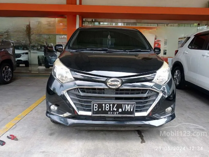 Jual Mobil Daihatsu Sigra 2018 X 1.2 di Banten Automatic MPV Hitam Rp 105.000.000