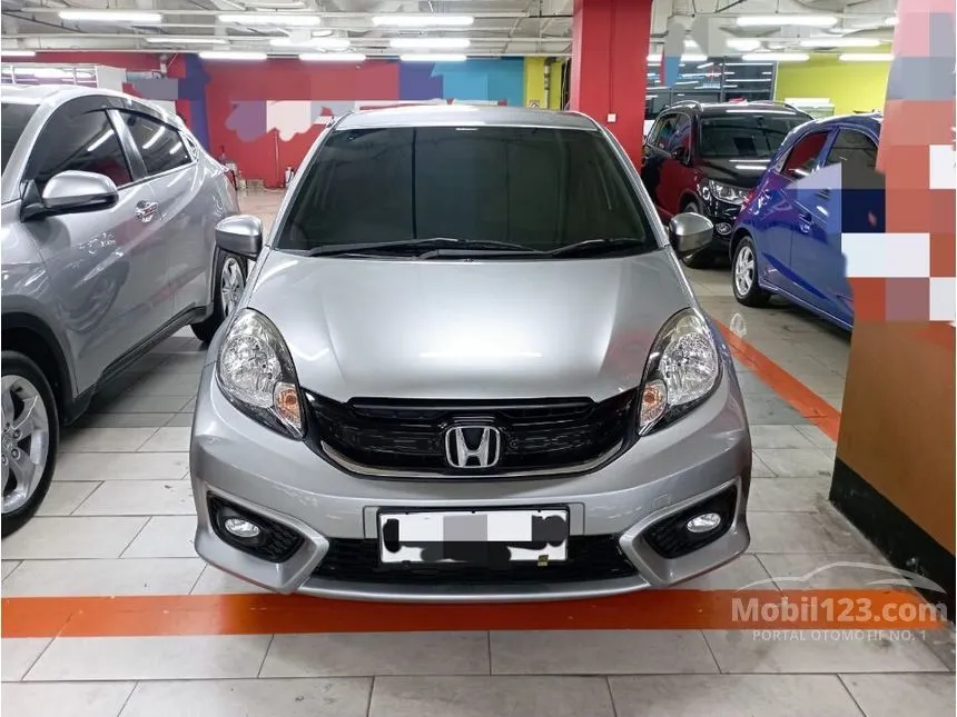Jual Mobil Honda Brio 2018 Satya E 1.2 di Banten Manual Hatchback Silver Rp 108.000.000