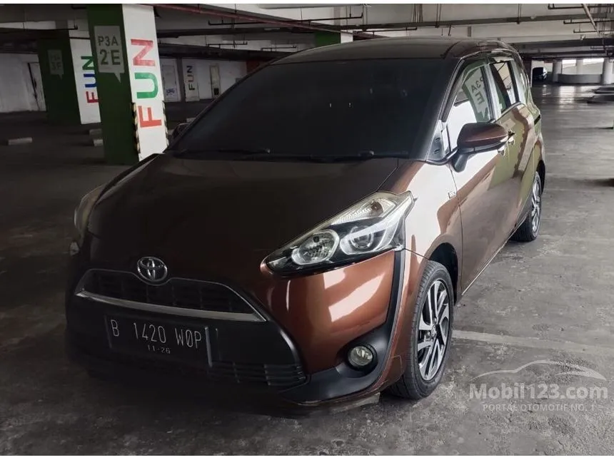 Jual Mobil Toyota Sienta 2016 V 1.5 di DKI Jakarta Automatic MPV Coklat Rp 157.000.000