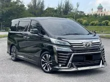 2018 Toyota Vellfire 2.5 ZG MPV