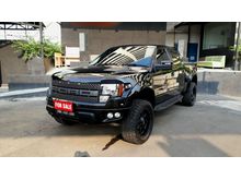 RARE ITEM - Ford F150 RAPTOR SVT 6.2L V8 Gasoline 411HP 600NM Torque 4x4 AT 2013 Hitam Fullspec CBU Builtup Double Cabin - Low Miles 9ribuan