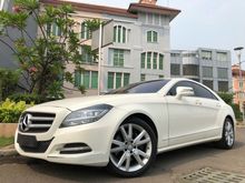 2013 Mercedes-Benz CLS350 Exclusive Nik2013 White On Red Wine Km20rb Antik Audio Harman Kardon #AUTOHIGH #BEST OFFER