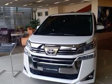 2018 Toyota Vellfire Automatic Pertamax 2.5 G