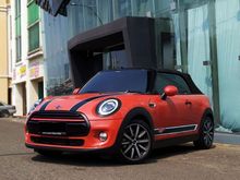 2018 MINI Cabrio 1.5 Cooper Convertible,F57 SERIES,Pemakaian Oktober 2019,km 5 rb RECORD,Ganjil