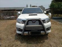 Nego halus Toyota Fortuner TRD VNT AT 2013 Putih, Orisinil Siap Pakai Terjamin