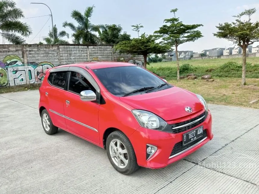 Jual Mobil Toyota Agya 2015 G 1.0 di Jawa Barat Manual Hatchback Merah Rp 85.000.000