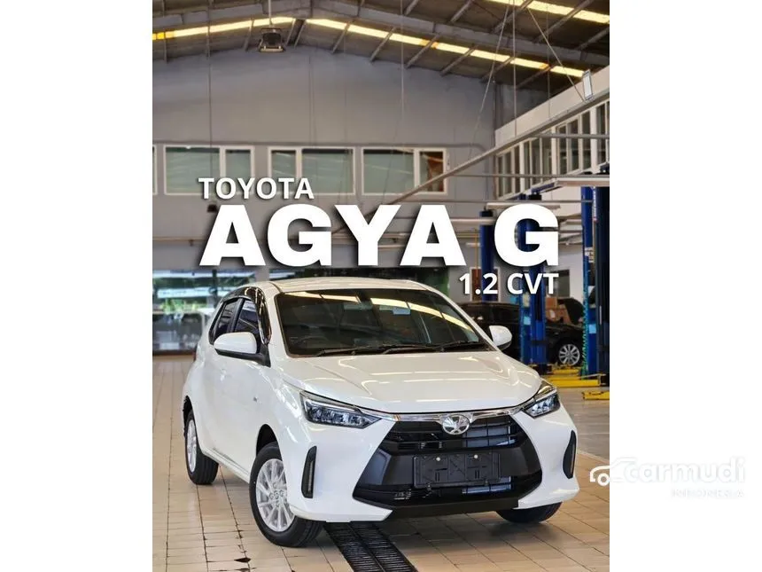 Jual Mobil Toyota Agya 2024 G 1.2 di DKI Jakarta Automatic Hatchback Putih Rp 179.400.000