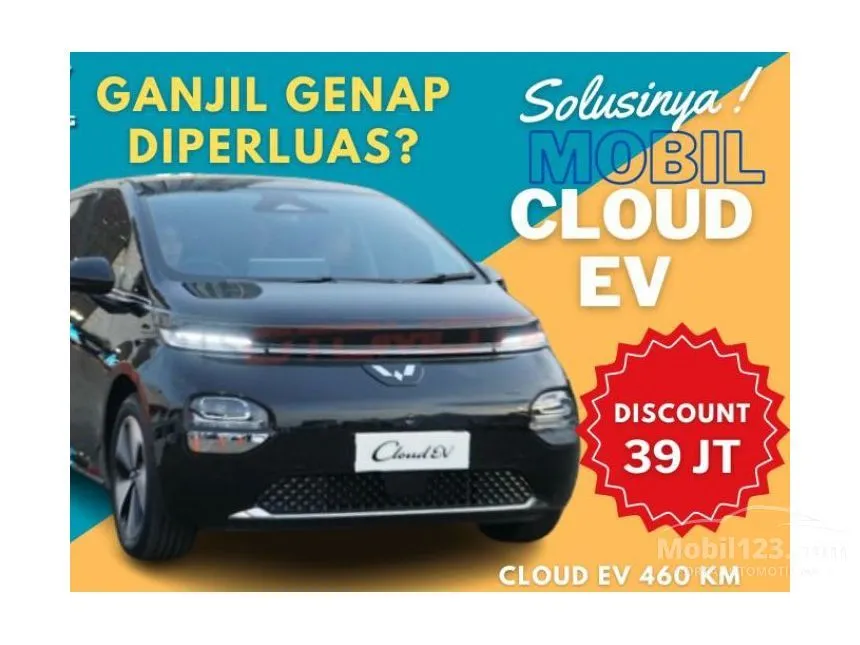 Jual Mobil Wuling Cloud EV 2024 EV di DKI Jakarta Automatic Hatchback Hitam Rp 398.800.000