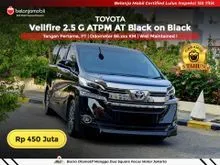 2017 Toyota Vellfire 2.5 G MPV ATPM Black on Black 2017/2018 [ GARANSI 5TH ]