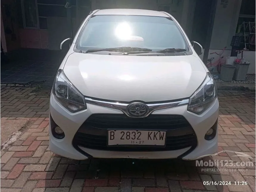 Jual Mobil Toyota Agya 2018 G 1.2 di Jawa Barat Manual Hatchback Putih Rp 107.000.000