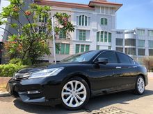 2016 Honda Accord 2.4 VTi-L ES Sedan Facelift Black On Beige Mewah Km30rb Record Elec.Seat TDP.150JT