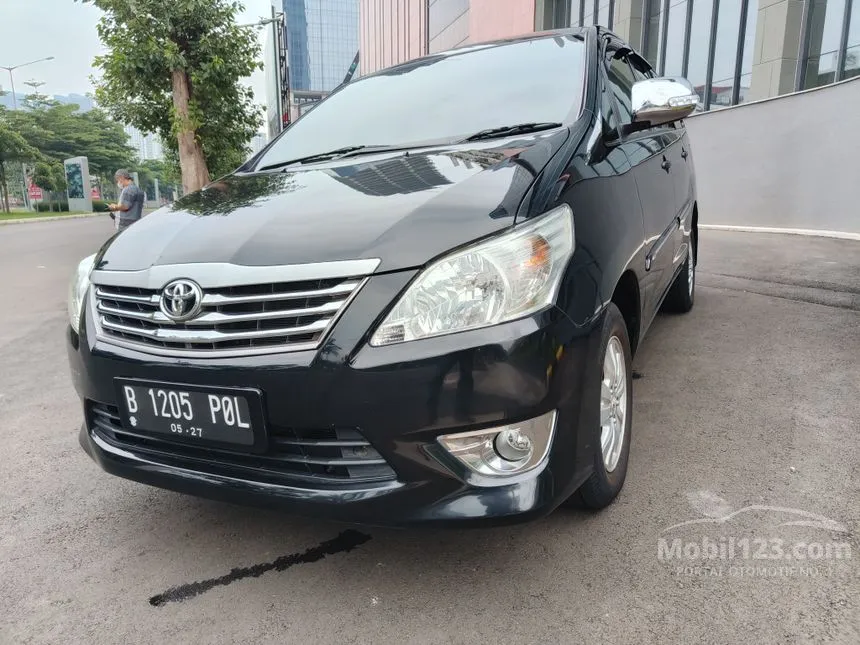 Jual Mobil Toyota Kijang Innova 2012 E 2.0 di DKI Jakarta Automatic MPV Hitam Rp 125.000.000