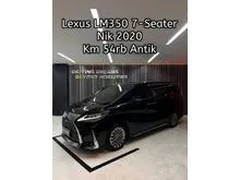 2020 Lexus LM 350 3.5 7 Seater MPV