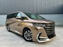 2024 Toyota Alphard 2.5 Z 7-Seater MPV DIM BSM HUD SUNROOF SIDE STEP AUTO PARKING GRADE 5A JAPAN UNREG