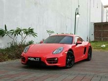 2013 Porsche Cayman 2.7 981 Coupe merah odo 5rb