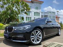 2017 BMW 730i Nik2017 Luxury Black Km10rb Panoramic 2TV RSE PBD Vacum Doors Ext.Wrnty5Thn #AUTOHIGH #BEST DEAL