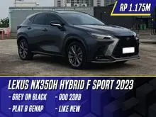 2023 Lexus NX 350h 2.5 F Sport SUV Grey on Black Abu-abu Abu Hybrid FSport NX350h NX350 h 350