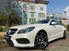 2013 Mercedes-Benz E250 2.0 AMG Coupe Reg.2014 White On Red Panoramic Sunroof Km30rb Antik #AUTOHIGH #BEST DEAL