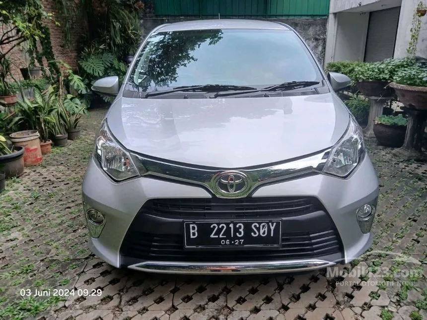 Jual Mobil Toyota Calya 2017 G 1.2 di Jawa Barat Automatic MPV Silver Rp 115.000.000