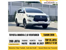 2019 Toyota Kijang Innova 2.0 Venturer MPV Bensin Matic Putih Kondisi Siap Pakai Harga Dijamin Termurah